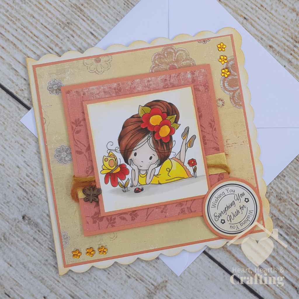 Winnie Sunshine Delight Little Friends Handmade Card