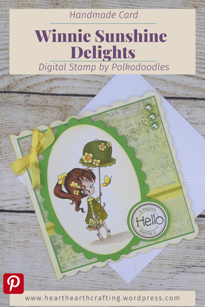 Winnie Sunshine Delights Handmade Card - Pinterest Pin