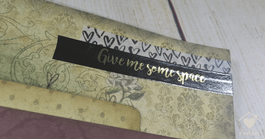 Craft Studio Scrapbook Layout with Washi Tape