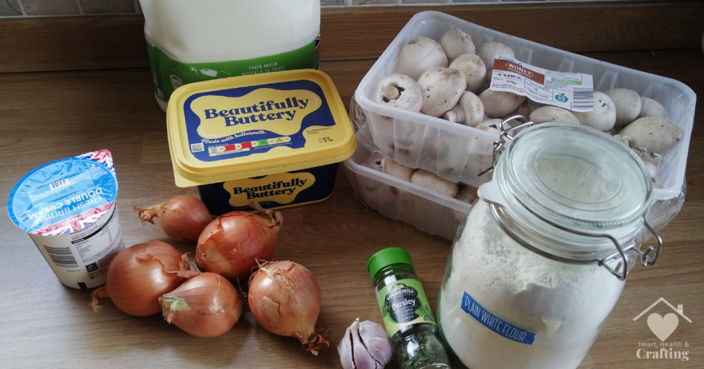 Mushroom Soup - Batch Cook Recipe - Ingredients