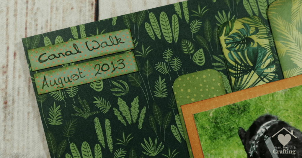 Wonderful Life Scrapbook Layout with Craft Sensations