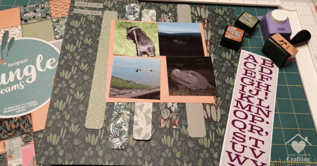 Wonderful Life Scrapbook Layout with Craft Sensations