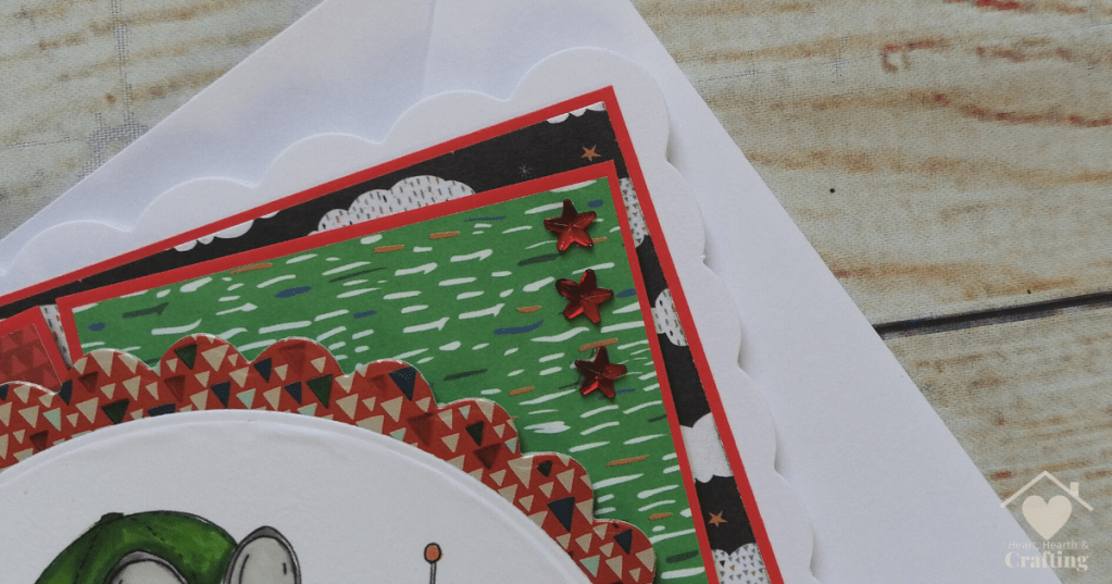 Rocket Car Little Dude Handmade Card