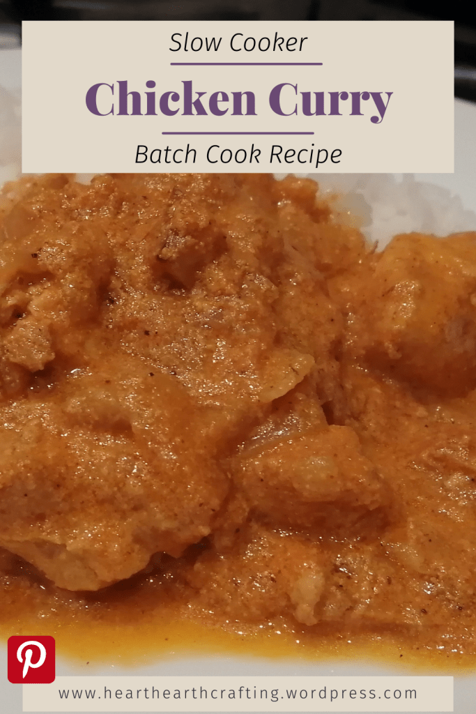 Slow Cooker Creamy Chicken Curry - Batch Cook Recipe