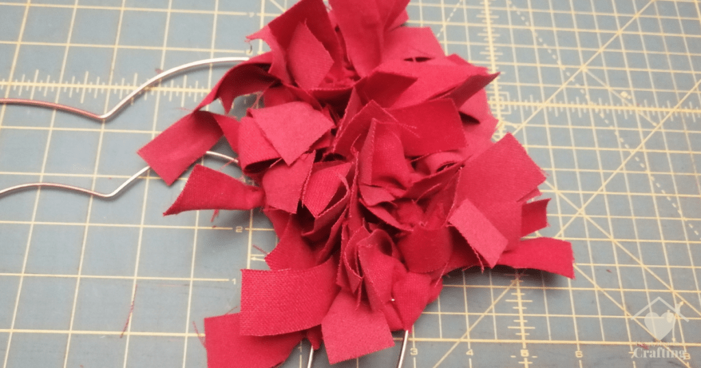 How to Make a DIY Rag Wreath for Valentines