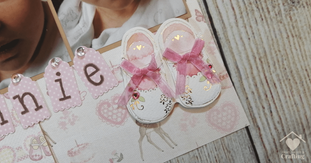 Faces of Annie Scrapbook Layout with First Edition