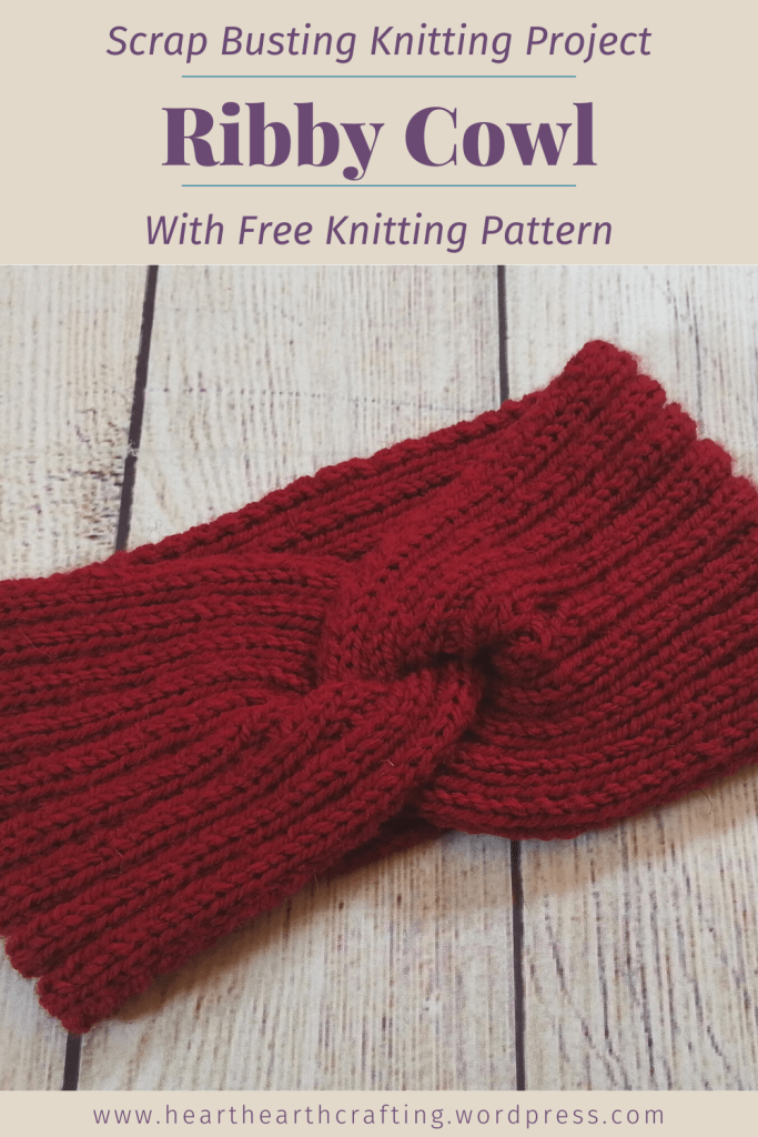 Easy Ribby Cowl with Free Knitting Pattern