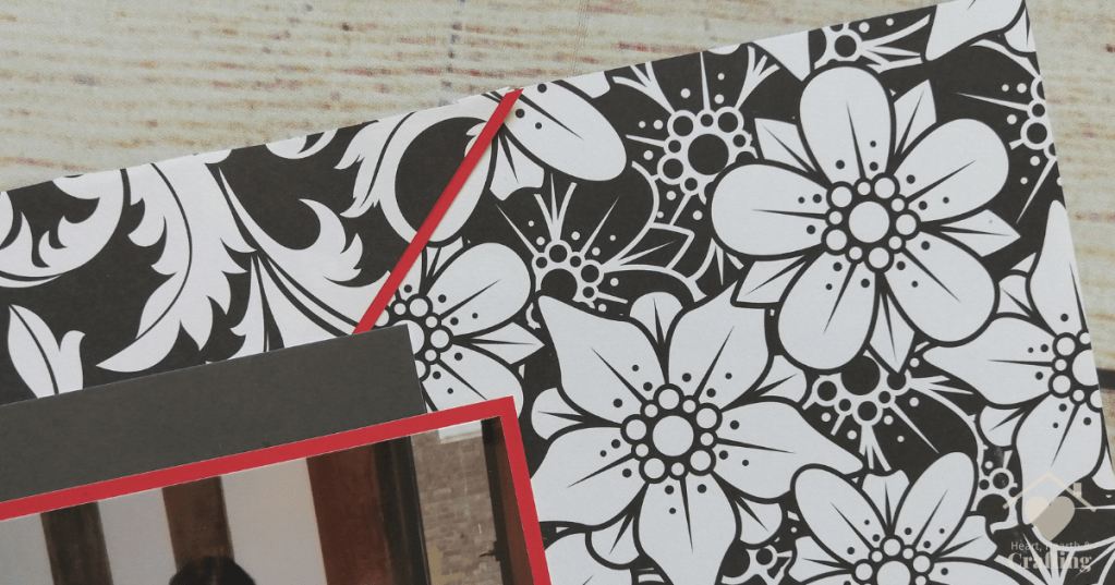 Wedding Day Scrapbook Layout with Craft Creations Papers