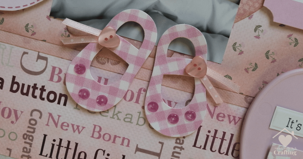 It's a Girl Scrapbook Layout with First Edition Papers