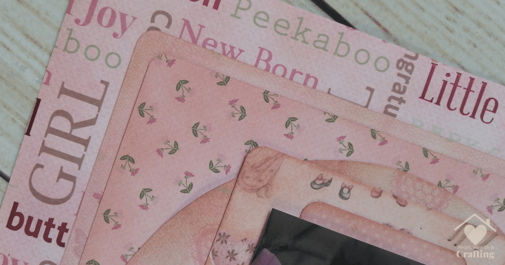 It's a Girl Scrapbook Layout with First Edition Papers