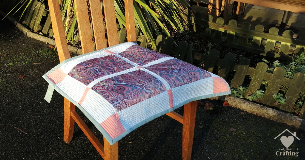 Paisley Chair Covers Sewing Project with Free Pattern