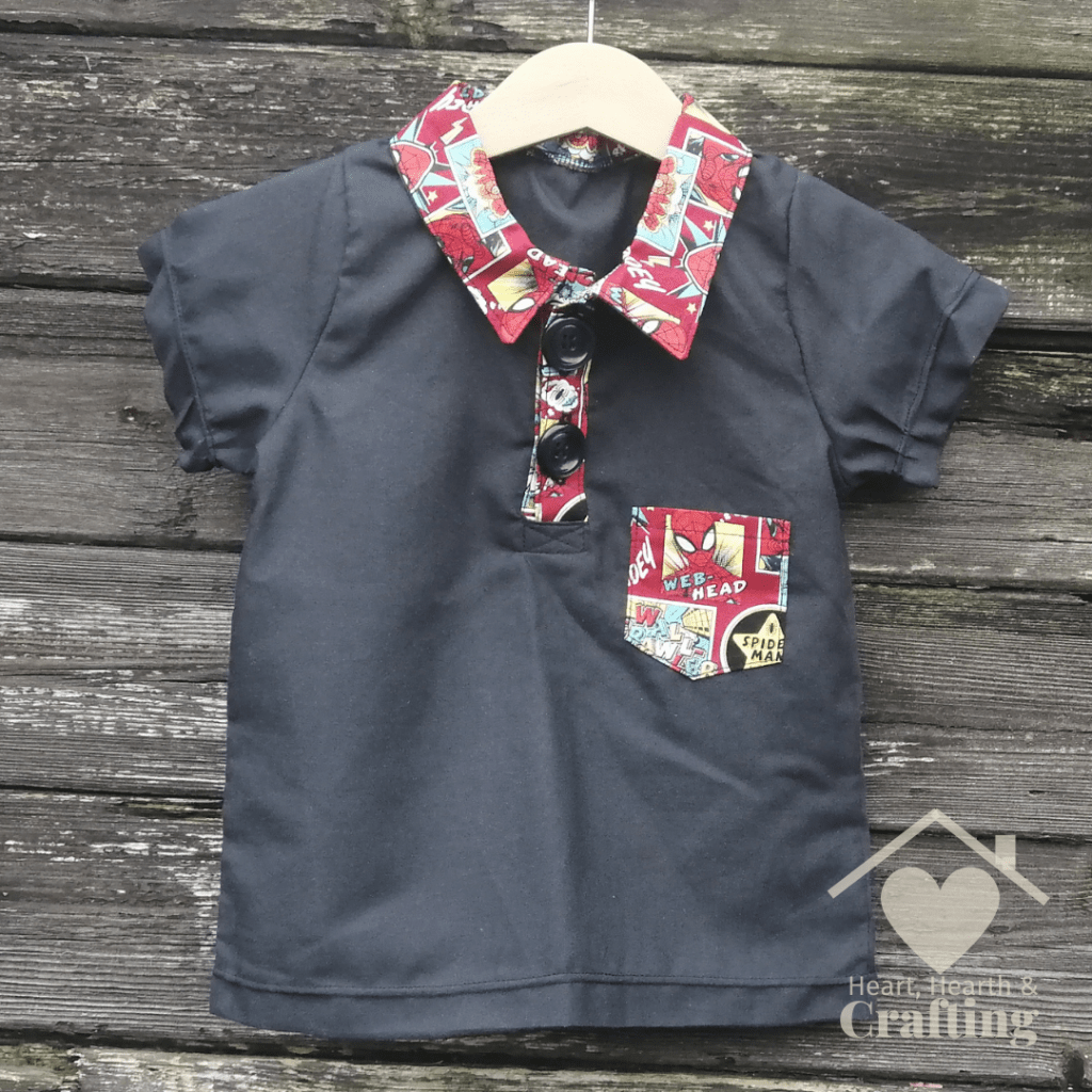 Peek-A-Boo Pattern’s Declan Shirt Sewing Project