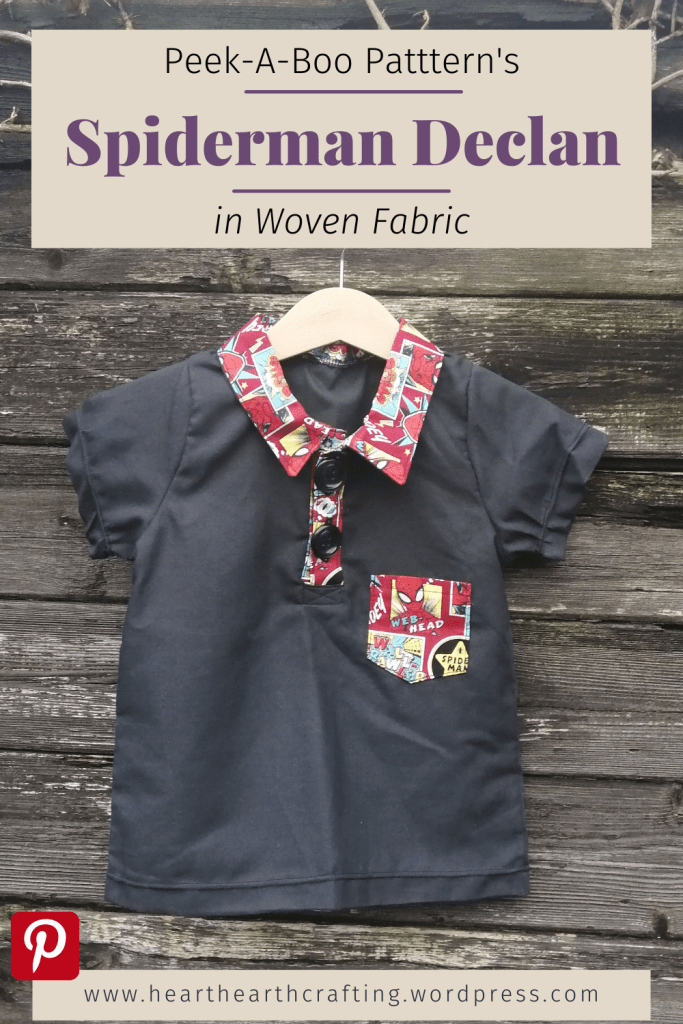 Peek-A-Boo Pattern’s Declan Shirt Sewing Project