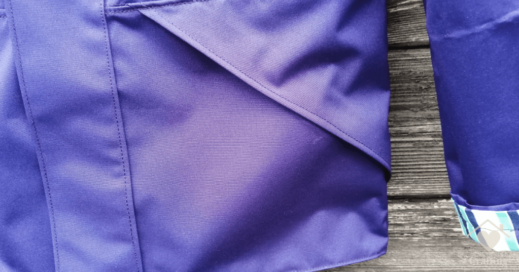 Stitch Upon a Time's Gnome Jacket in Navy Waterproof Sewing Project