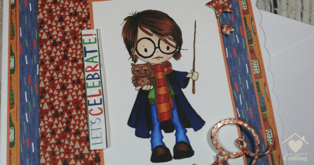 Wizardy Magic Little Dude Handmade Card