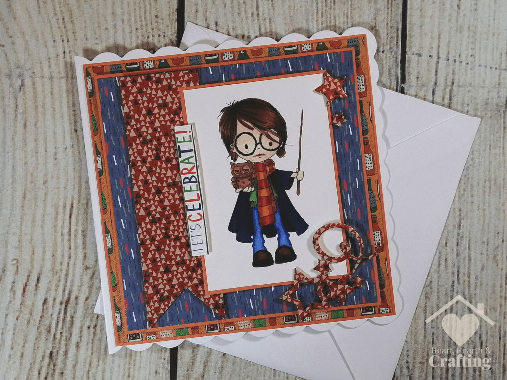 Little Dude Wizardy Magic Handmade Birthday Card for Boys