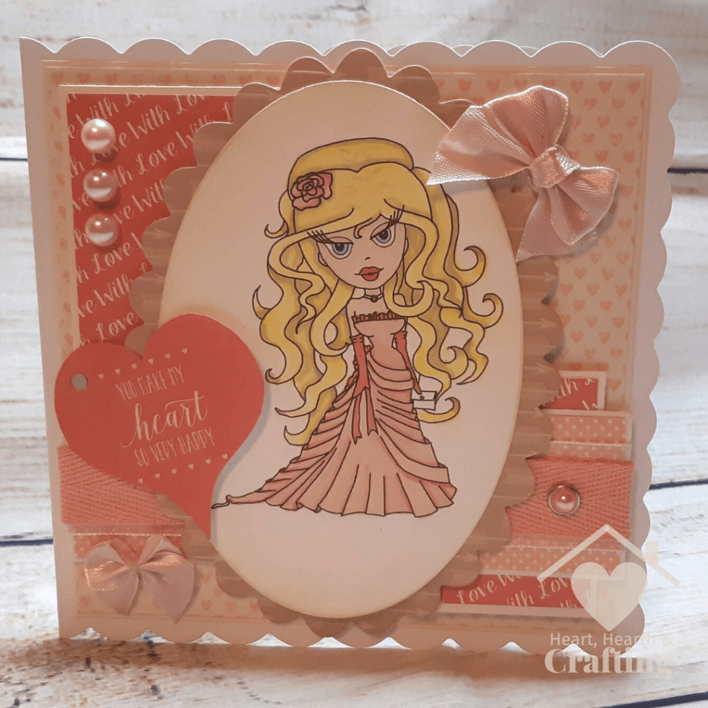 Polkadoodles Belle of the Ball Card Making Project
