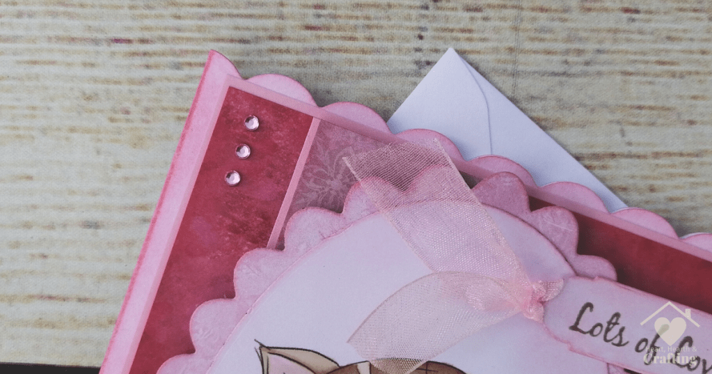 Polkadoodles Suki Cat with Mail & Lollipop  Handmade Greetings Card