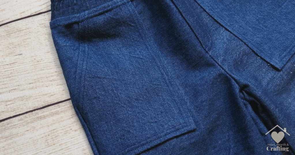 Peek-A-Boo Pattern's Rough & Tumble Pants in Denim - Sewing Project
