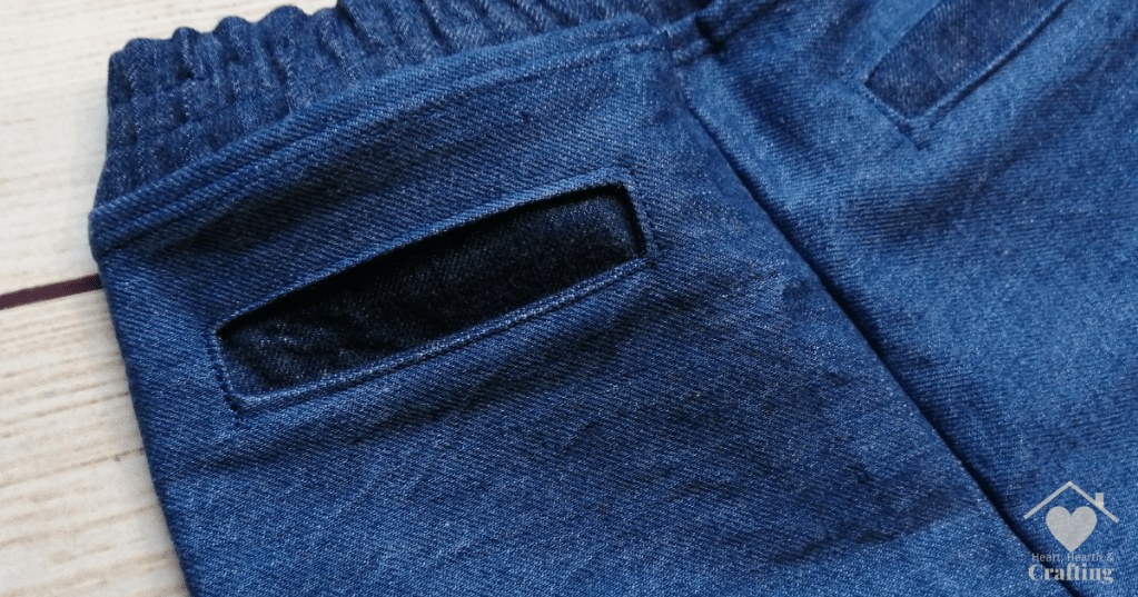 Peek-A-Boo Pattern's Rough & Tumble Pants in Denim - Sewing Project