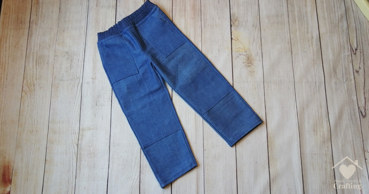 Peek-A-Boo Pattern’s Rough & Tumble Pants in Denim – Sewing Project