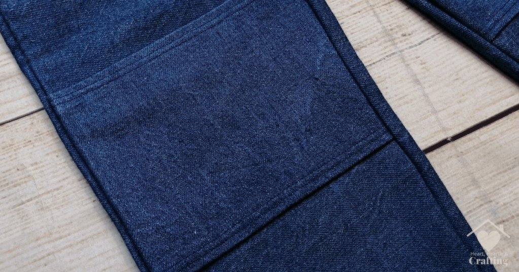 Peek-A-Boo Pattern's Rough & Tumble Pants in Denim - Sewing Project