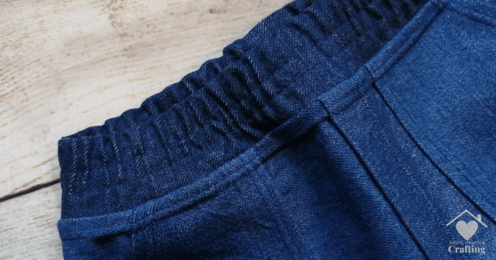 Peek-A-Boo Pattern's Rough & Tumble Pants in Denim - Sewing Project