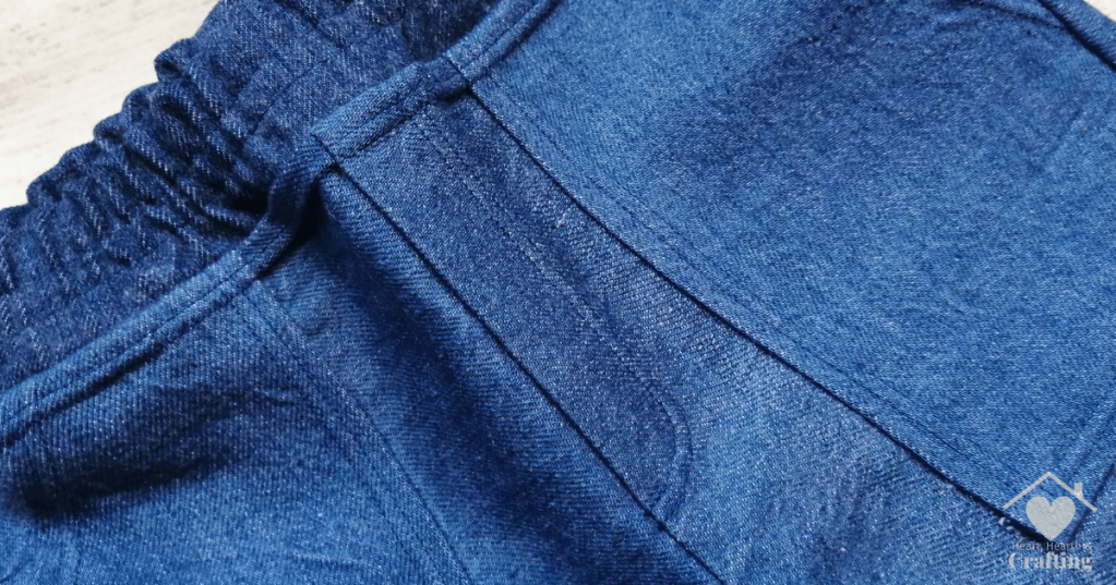 Peek-A-Boo Pattern's Rough & Tumble Pants in Denim - Sewing Project