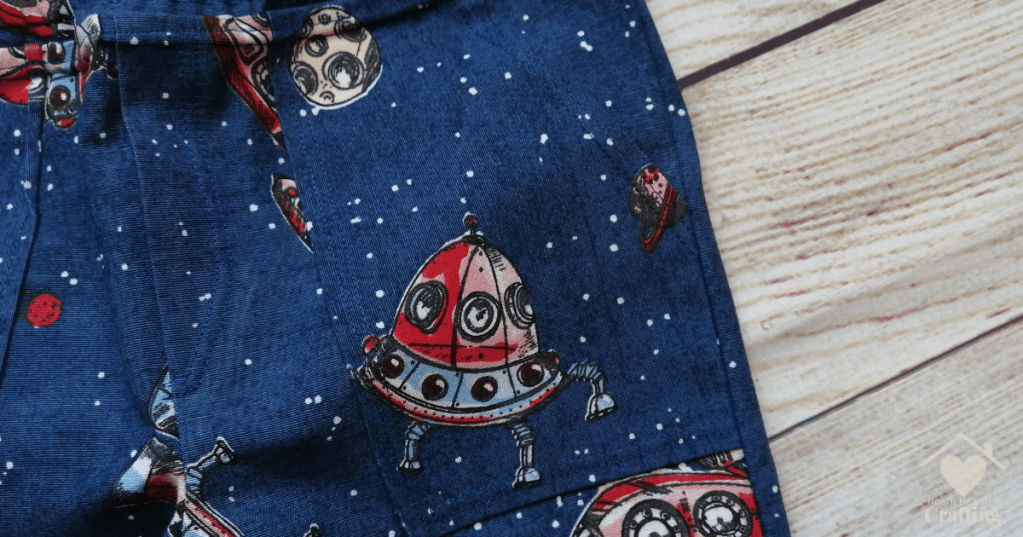 Peek-A-Boo Pattern's Rough & Tumble Pants in Space Denim - Sewing Project