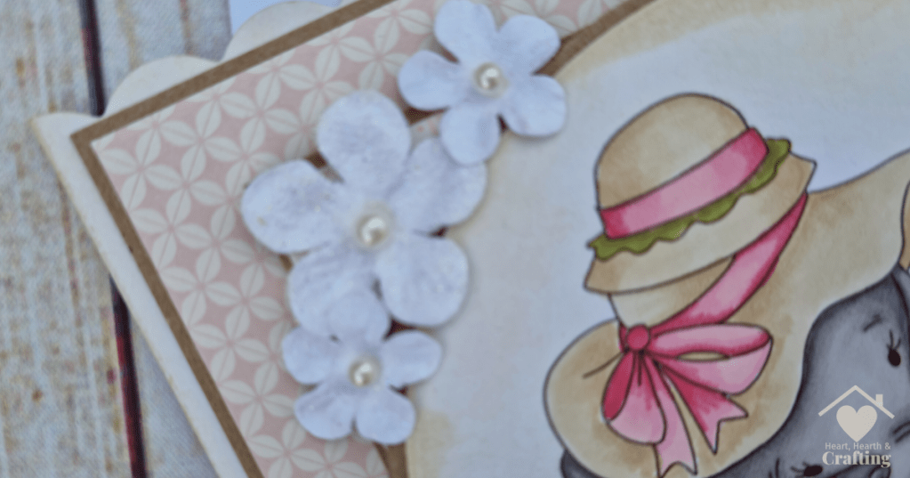 Agnes Elephant Handmade Card Embellishments