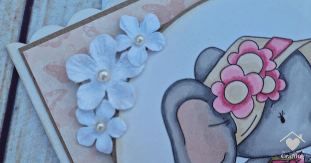Polkadoodles Agnes Elephant Flowers