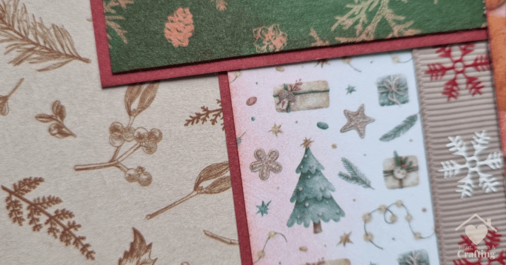 Baby's First Christmas Scrapbook Page Papers