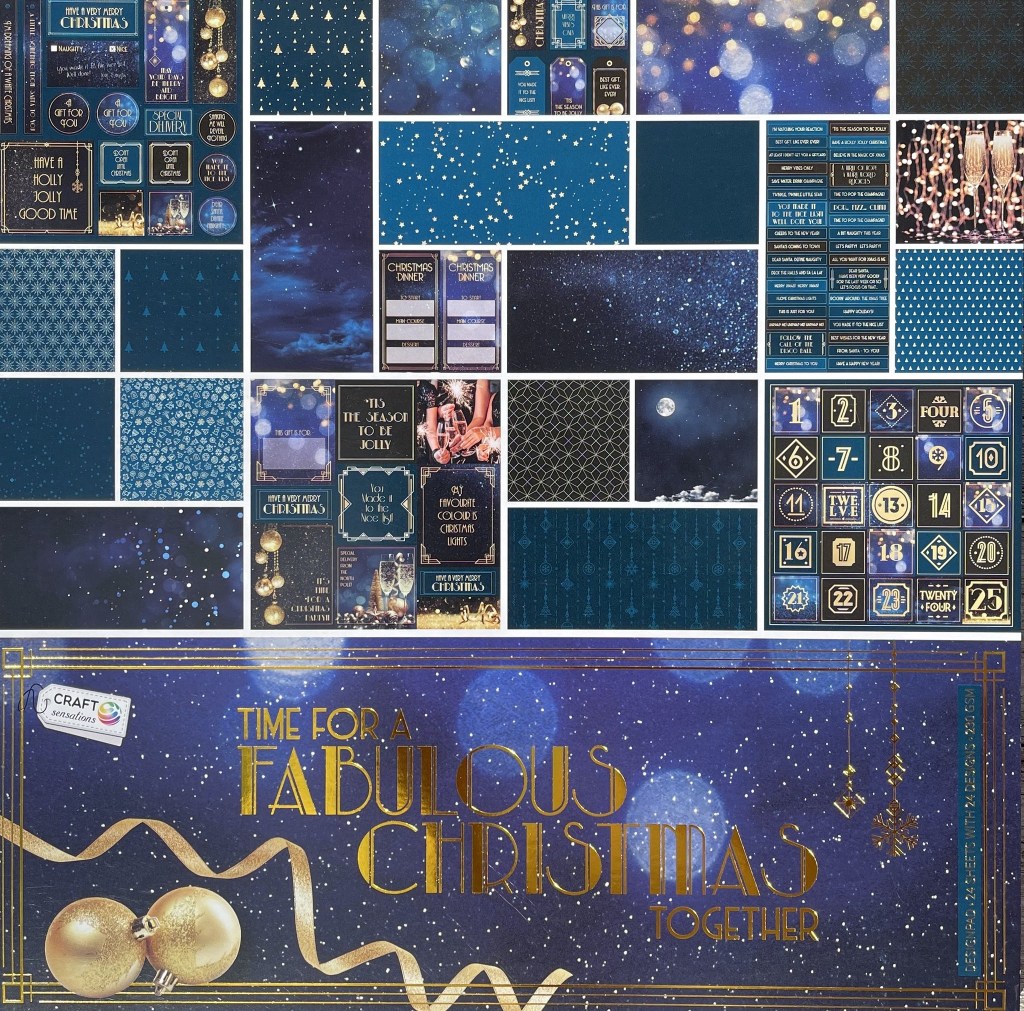Time for a Fabulous Christmas Together" paper pack by Craft Sensations