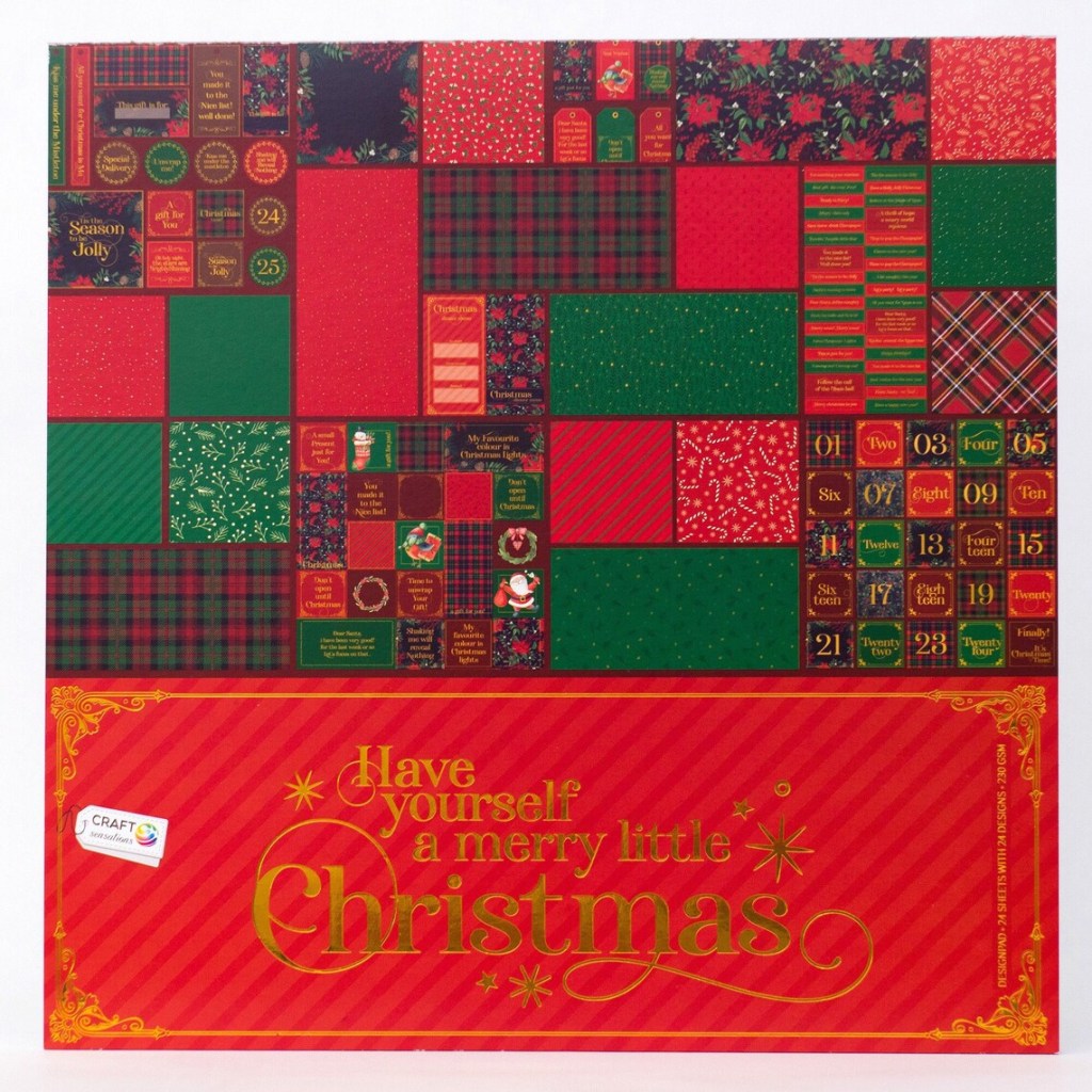 Have Yourself a Merry Little Christmas papers from Craft Sensations