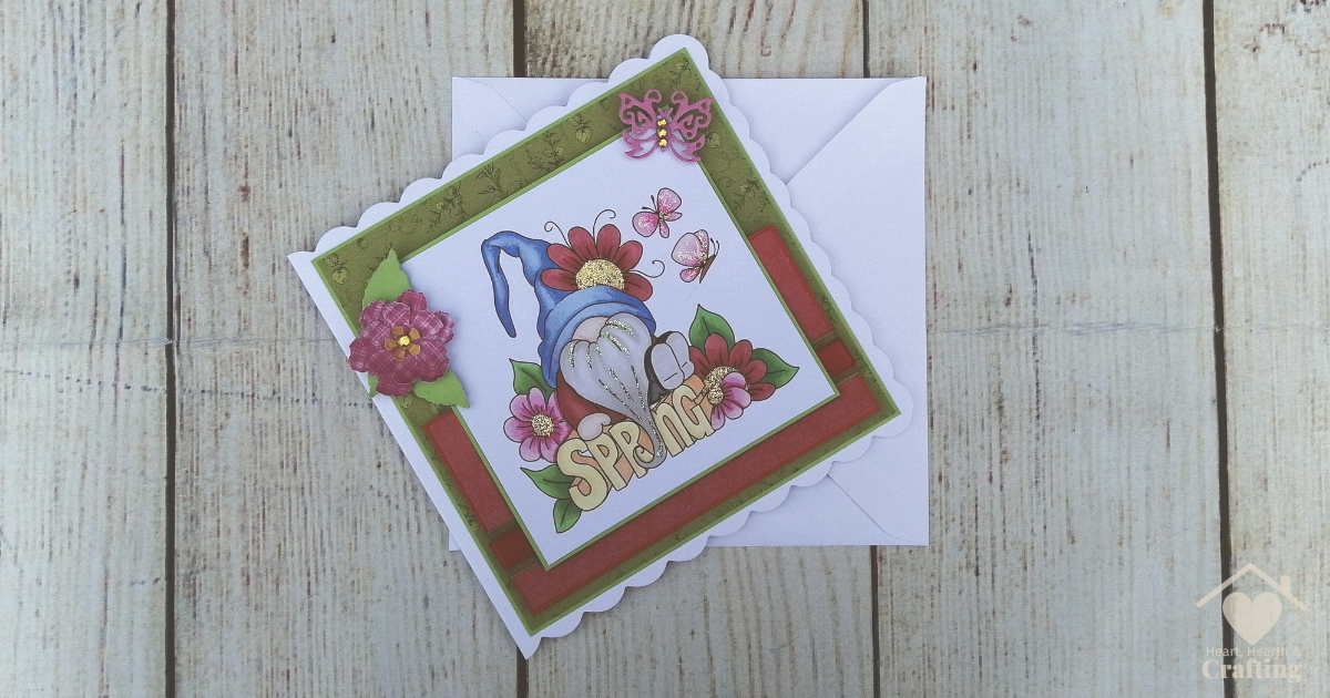 Card Making with Spring Gnomes