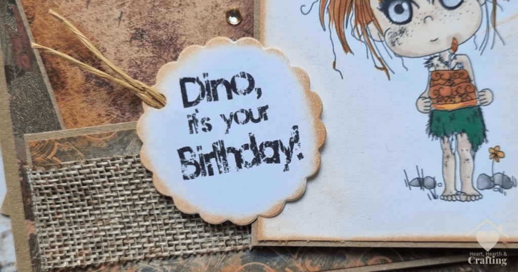 Sticks and Bones Birthday Rock Cake Greeting