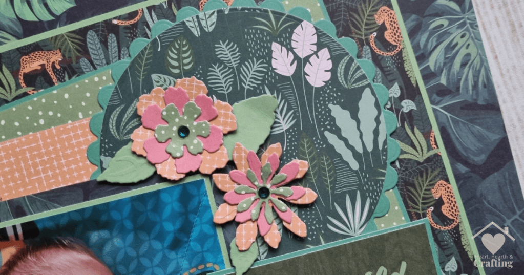 Jungle Dreams Smile - Scrapbook Layout Inspiration
