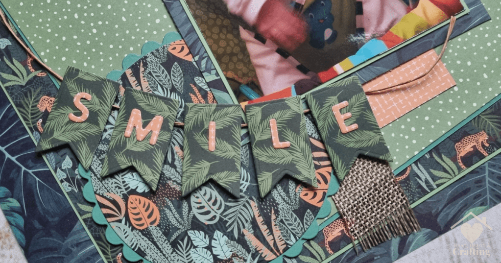 Jungle Dreams Smile - Scrapbook Layout Inspiration