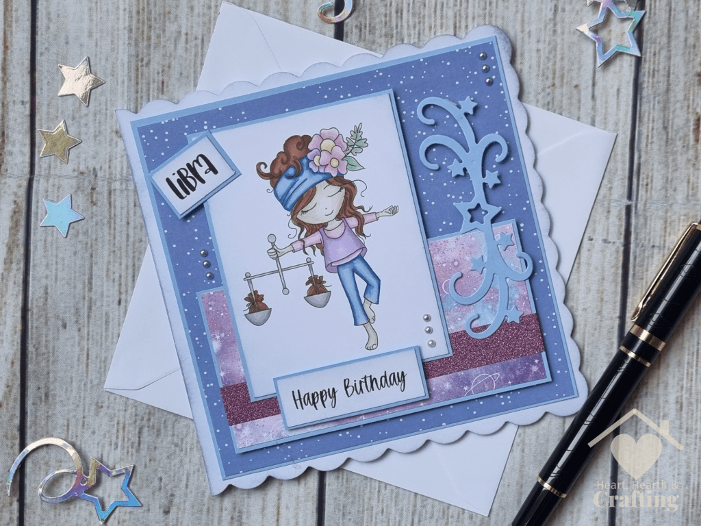 Libra Zodiac - Card Making Inspiration Etsy Shop