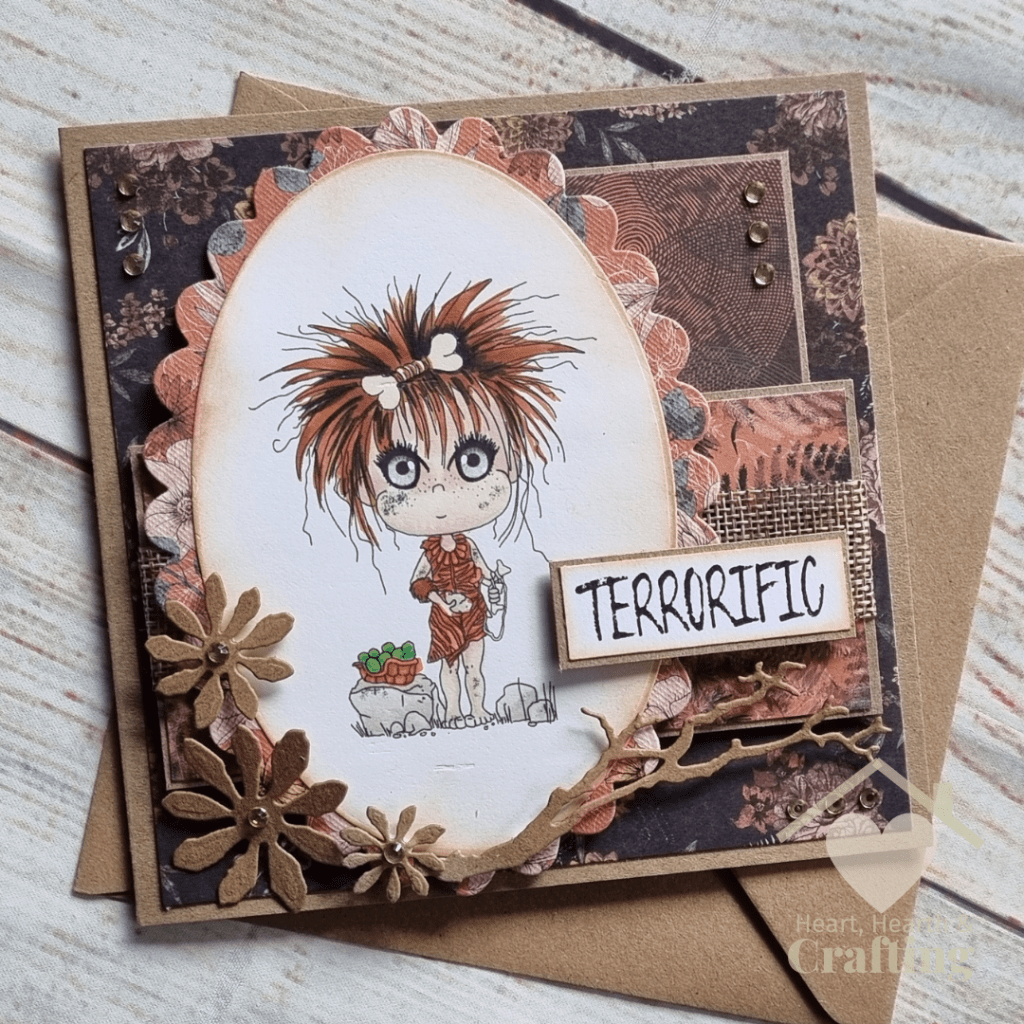 Sticks and Stones Slingshot - Handmade Greetings Card