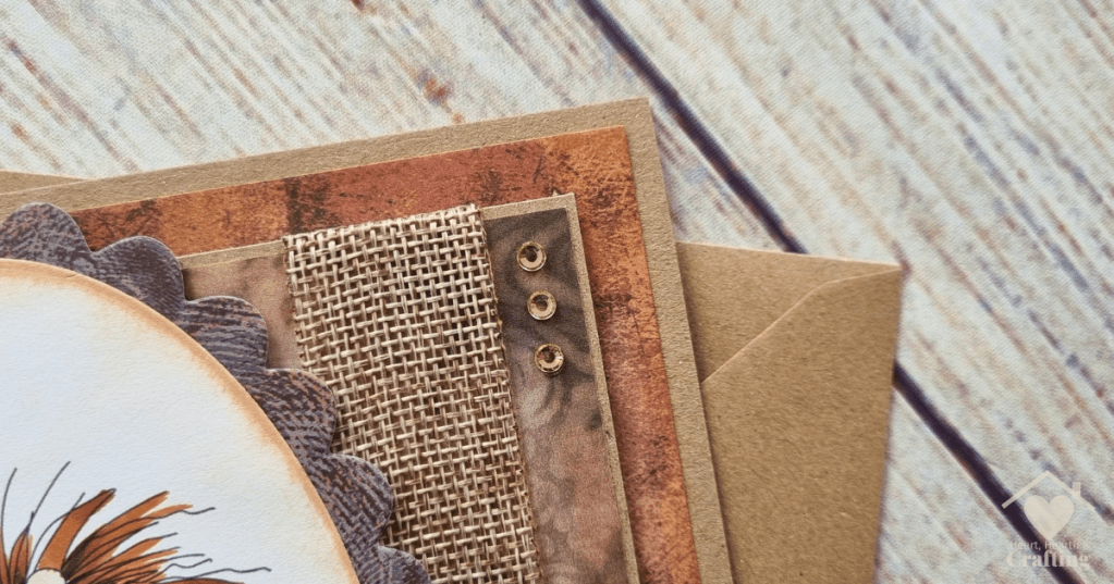 Sticks and Bones Hello - Handmade Greetings Card