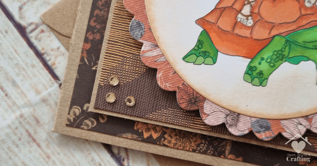 Sticks and Bones Riding High - Handmade Greetings Card