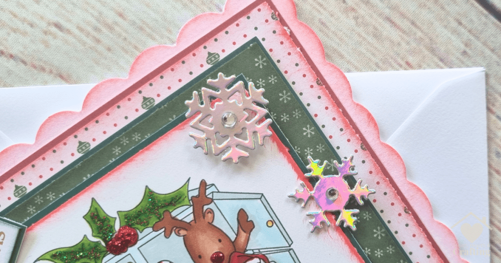 Winnie North Pole Advent Calendar - Handmade Christmas Card