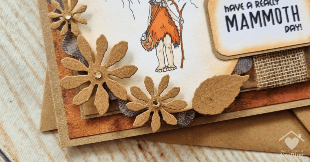 Sticks and Bones Hello - Handmade Greetings Card