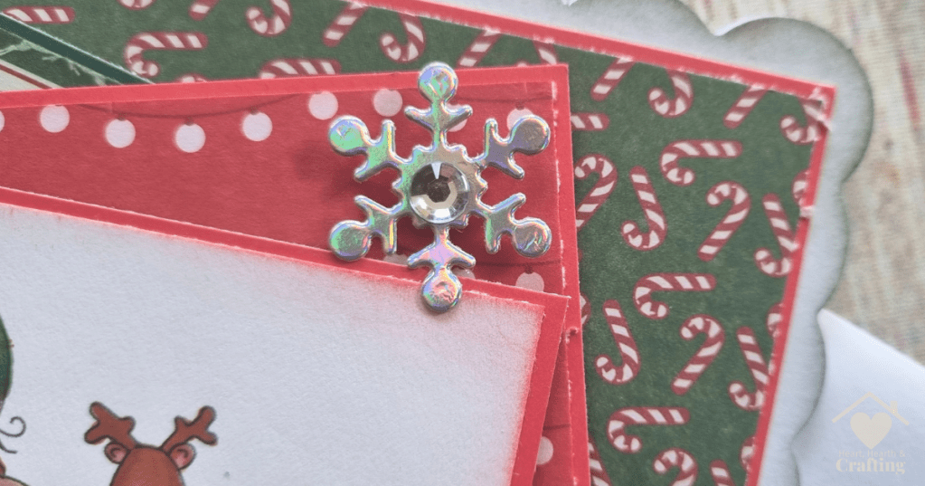 Winnie North Pole Santa's Workshop - Handmade Christmas Card
