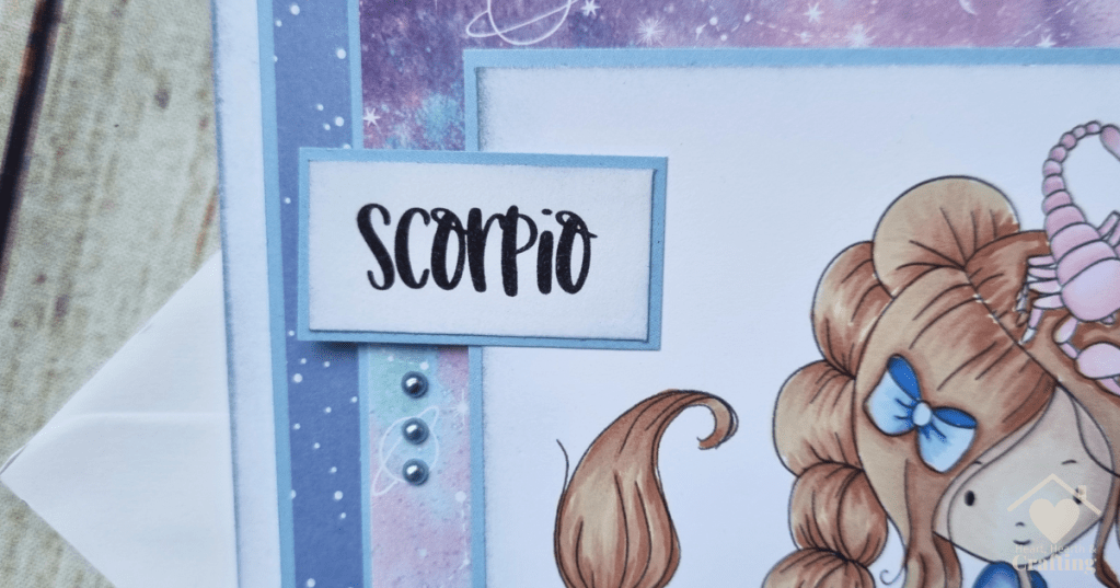 Scorpio Zodiac - Card Making Inspiration