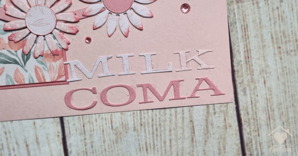Milk Coma Baby Girl Scrapbook Page Inspiration