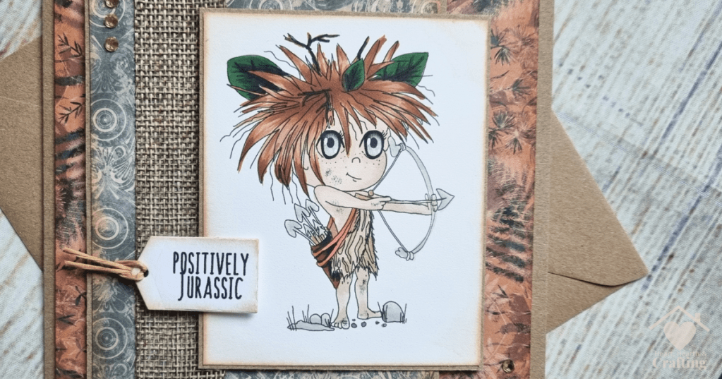 Sticks and Stones Aim High - Handmade Greetings Card