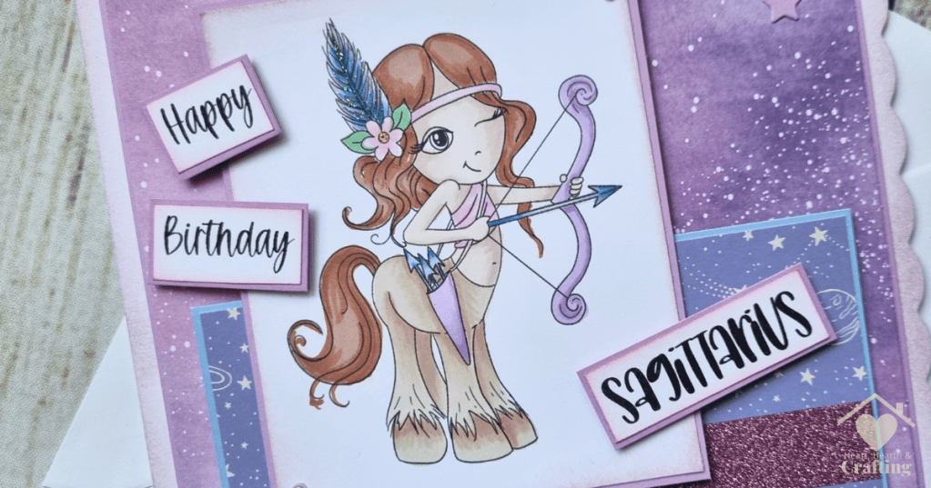 Sagittarius Zodiac - Card Making Inspiration