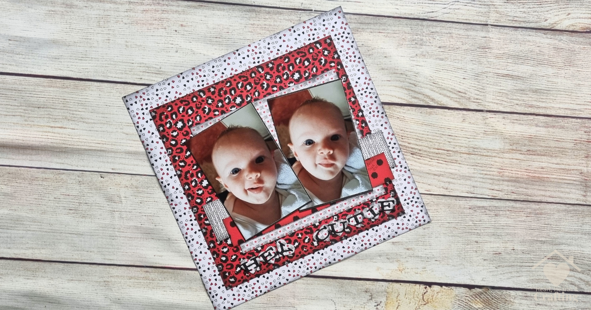 Hey Cutie – Baby Scrapbook Inspiration